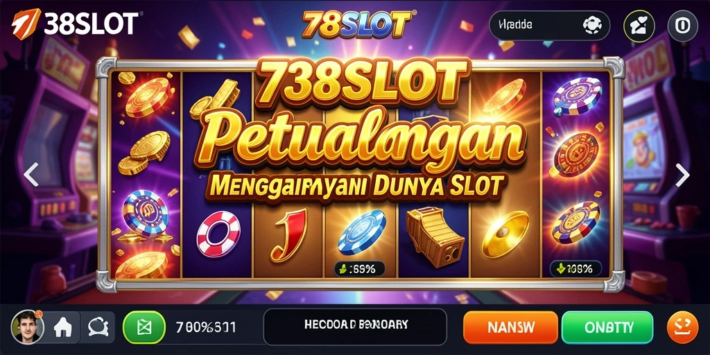 Tampilan mencolok dari gameplay 738SLOT yang penuh petualangan.