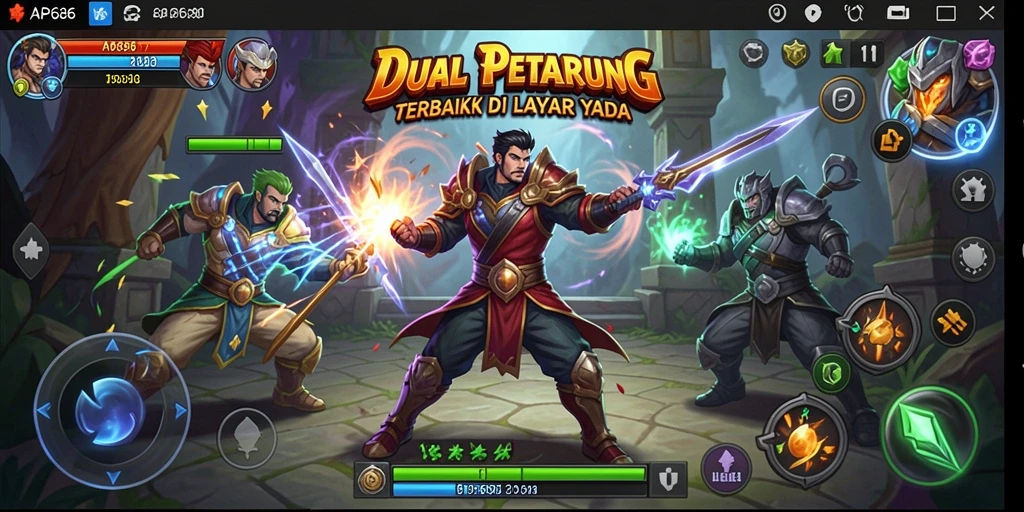 Screenshot gameplay <strong>AP686</strong> menampilkan pertarungan intens dan grafis yang menakjubkan.