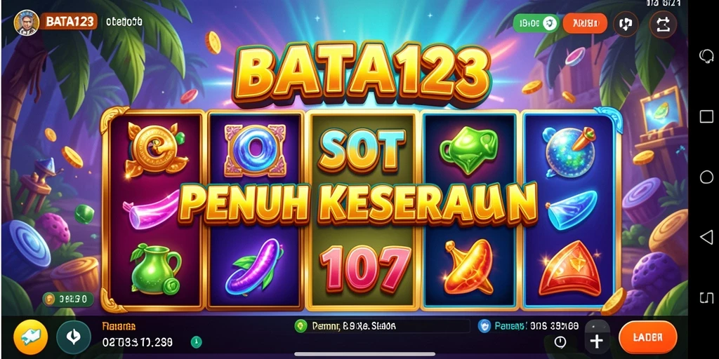 Screenshot BATA123 menampilkan gameplay Slot yang seru dan interaktif.