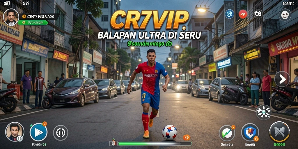 Gameplay Racing yang menantang dan menegangkan di CR7VIP.