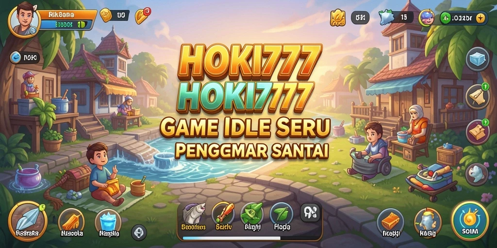 Tampilan gameplay HOKI777 yang menarik dan penuh warna.