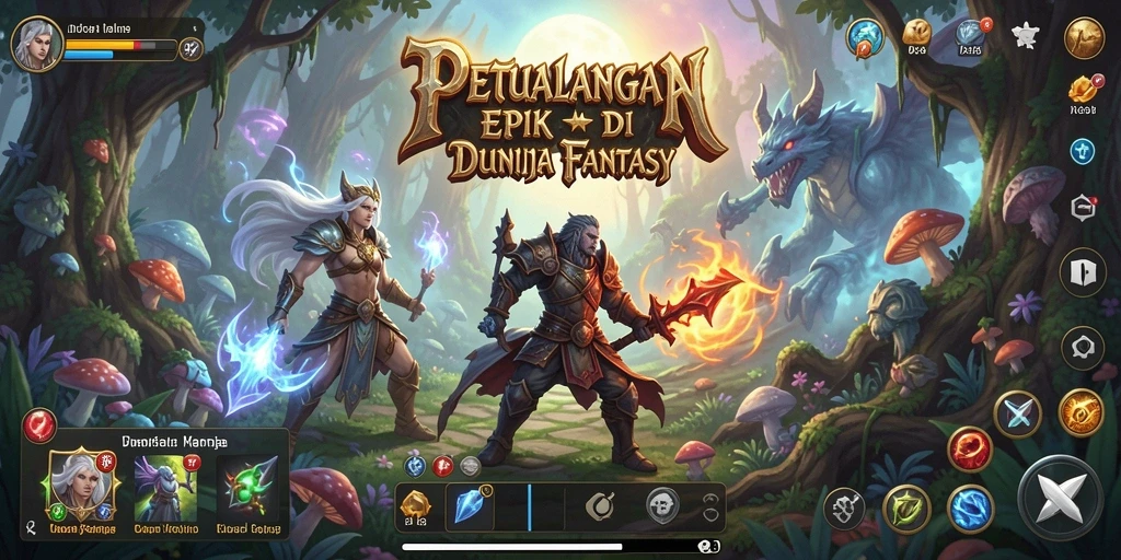 Tampilan seru gameplay RPG ID098 dengan petualangan yang mendebarkan.