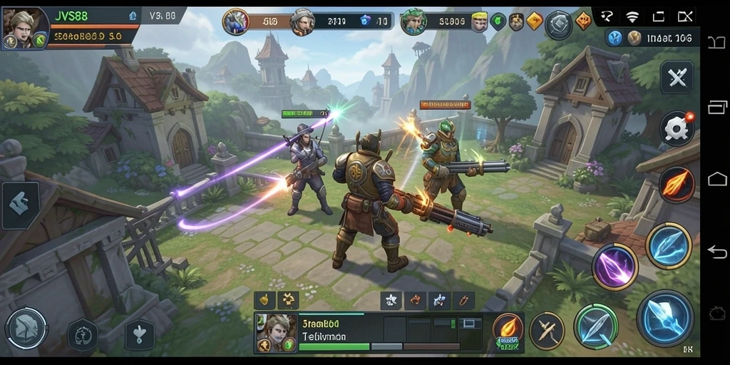 Tampilan gameplay SLG JVS88 yang seru dan mendebarkan.
