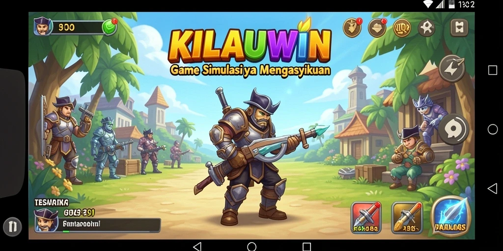 Tangkapan layar gameplay KILAUWIN yang menampilkan aksi simulasi menakjubkan.