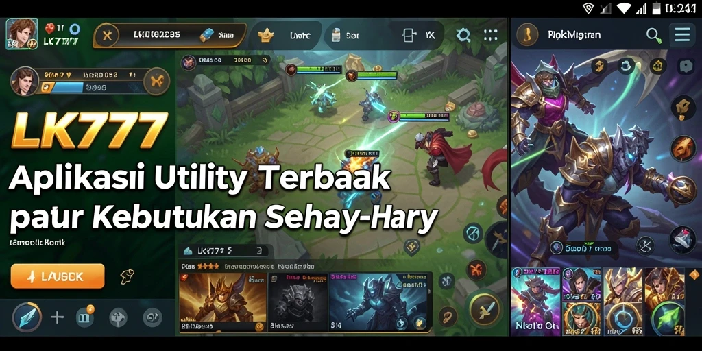 Tampilan utama LK777 yang intuitif dan berguna untuk semua kebutuhan.