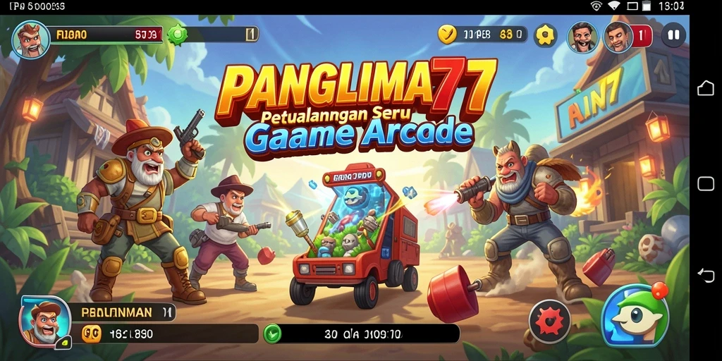 Tampilan gameplay seru dalam PANGLIMA77 yang penuh tantangan.