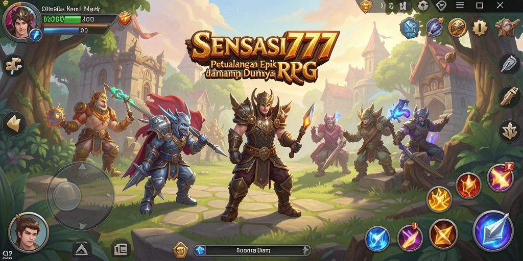 Gameplay menarik SENSASI777 dalam aksi RPG penuh petualangan.