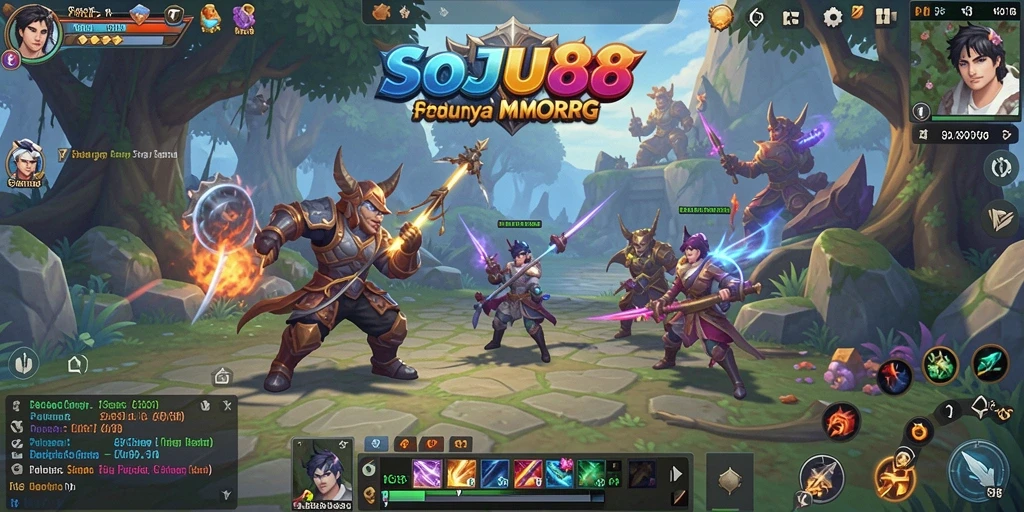 Tampilan gameplay <strong>SOJU88</strong> yang mendebarkan dan penuh aksi.